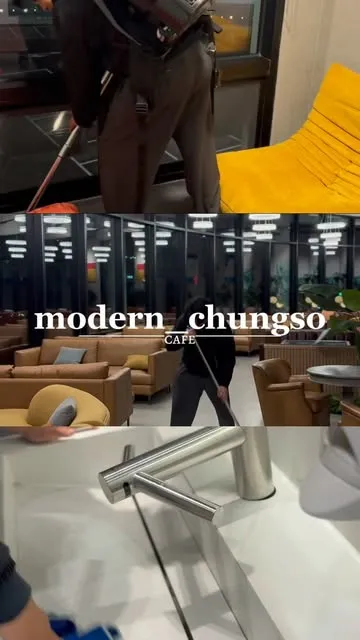 모든청소 카페정기청소 작업 영상