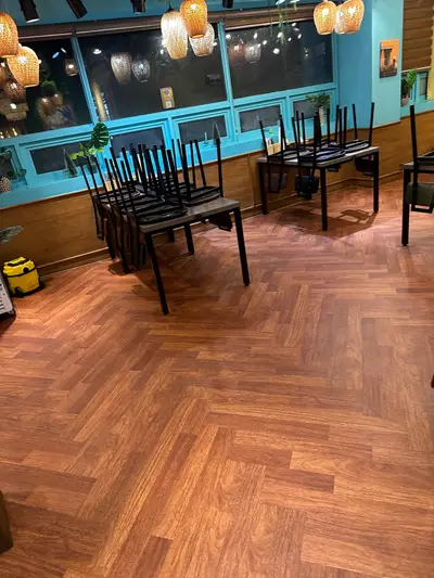 김해식당청소, 기름 코팅처럼 쌓인 묵은 오염! 확실하게 벗겨냈습니다 현장 사진