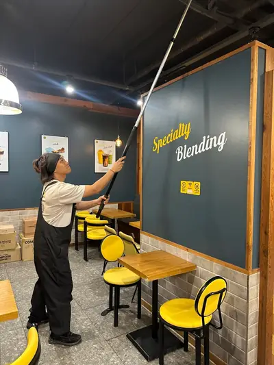 창원카페청소 컴포즈 야간대청소, 손님 몰라도 항상 깨끗한 이유는? 현장 사진