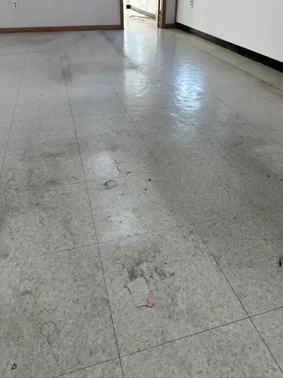 진해바닥왁스코팅, 왁스 두 겹 마법의 결과는? 현장 사진