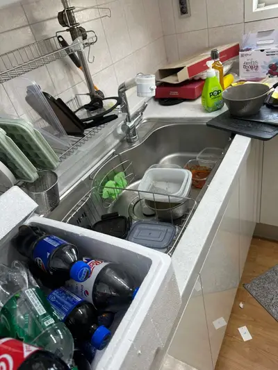 창원 폐기물청소, 짐 그대로 퇴거한 빌라 현장? 전후 비교! 현장 사진