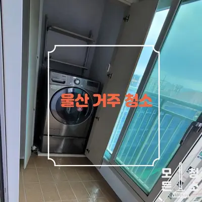 울산거주청소 곰팡이제거? 모든가능! 현장 사진